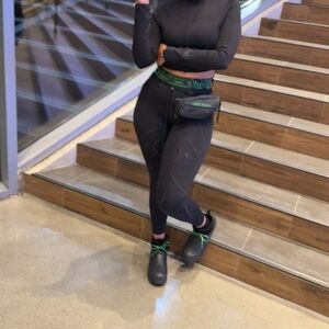 Off White x Nike Black Legging Set